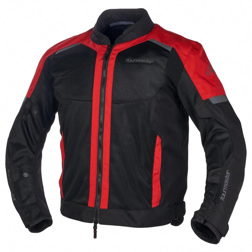NEW TOURMASTER men’s draft air 2.0 jacket in black/red